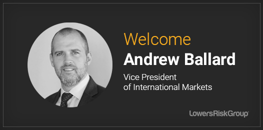 Welcome Andrew Ballard, Vice President of International Markets