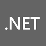 .NET logo B&W